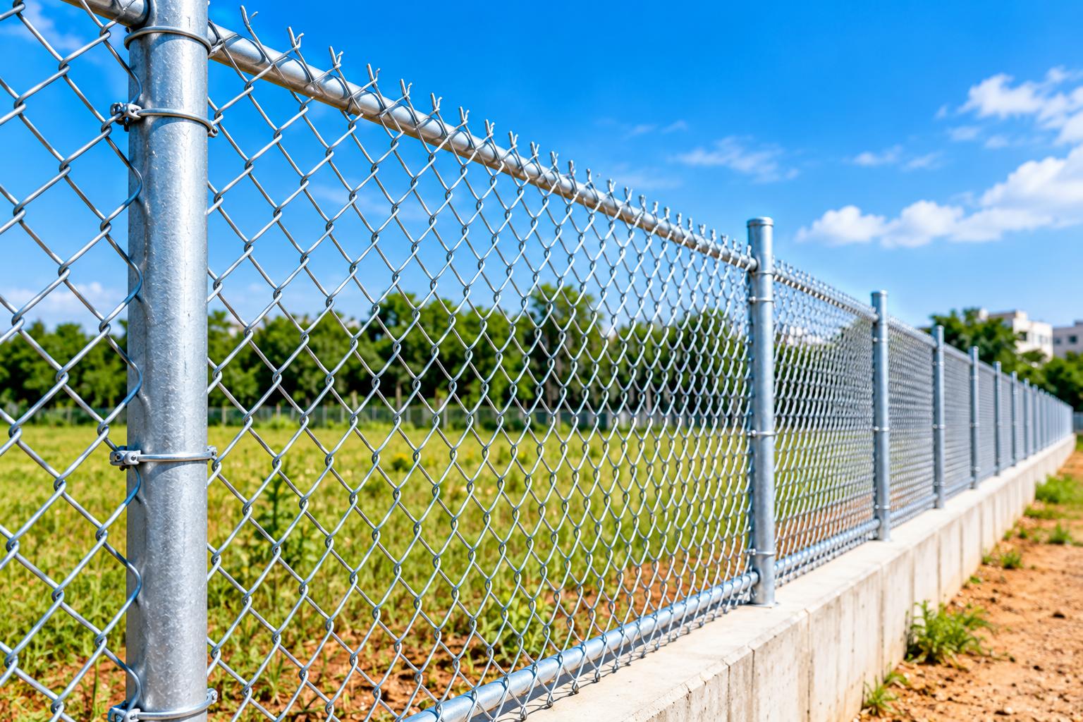 GI Chain Link Fencing in Hyderabad